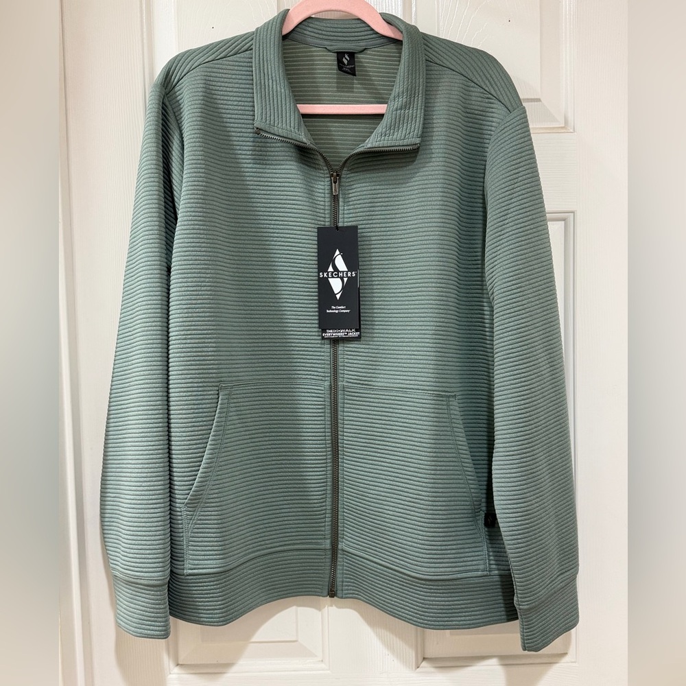 Skechers Light Green GoWalk Everywhere Jacket NWT 2XL
